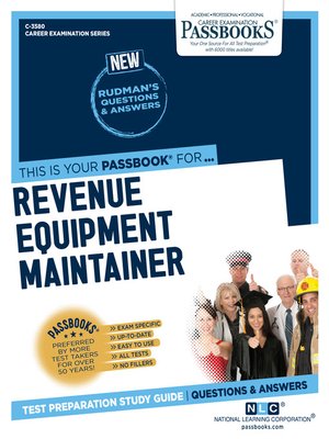 cover image of Revenue Equipment Maintainer